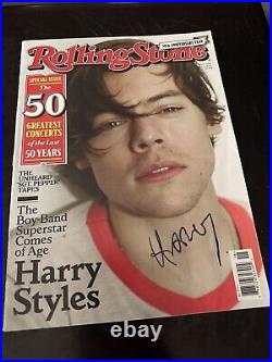 Harry Styles 2017 Autographed Rolling Stone Magazine