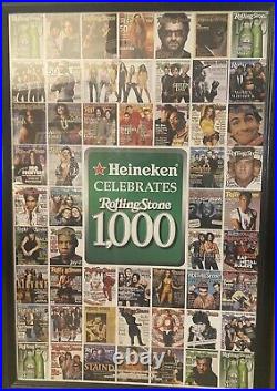 Heineken Celebrates Rolling Stone 1000framed Posterrare 2006includes Magazine