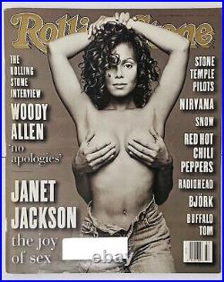 JANET JACKSON Rolling Stone Magazine September 16, 1993 Iconic Cover