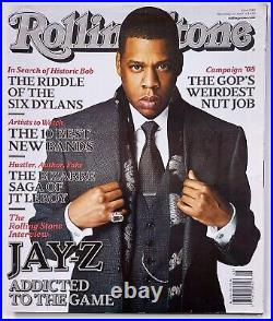 JAY-Z Rolling Stone Magazine Issue #1040 November 29 2007 NO LABEL