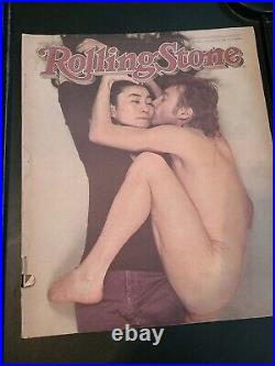 JOHN LENNON & YOKO ONO Rolling Stone magazine Jan 22 1981 #335 THE BEATLES