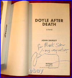 JOHN SHIRLEY, cyberpunk pioneer Doyle After Death, autographed hard copy
