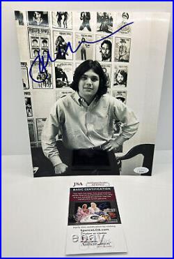 Jann Wenner Signed 8x10 Photo Rolling Stone Magazine Autographed JSA COA