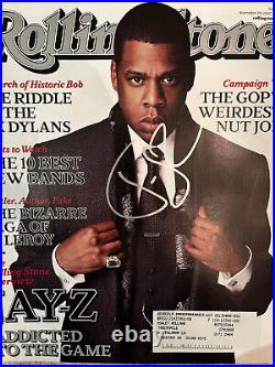 Jay Z signed ROLLING STONE magazine