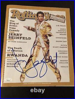 Jerry Seinfeld Signed Rolling Stone Full Magazine No Mailing Label JSA Full Name