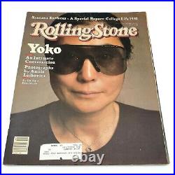 John Lennon Yoko Ono Lot of 3 Rolling Stone Magazines #335 #380, #353