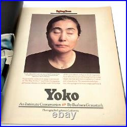 John Lennon Yoko Ono Lot of 3 Rolling Stone Magazines #335 #380, #353
