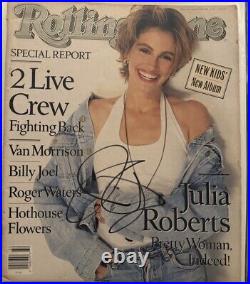 Julia Roberts, Signed Autographed Rolling Stone Magazine Beckett