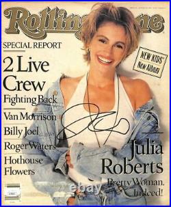 Julia Roberts Signed Rolling Stone Magazine JSA