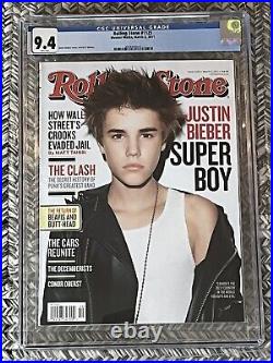Justin Bieber 2011 Rolling Stone Magazine First Cover #1125 Graded CGC 9.4
