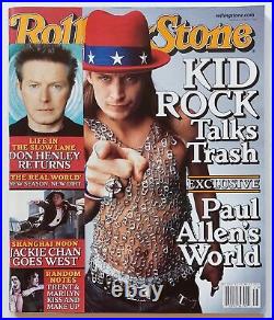 KID ROCK PAUL ALLEN Rolling Stone Mag Issue #843 June 22 2000 NO LABEL BRAND NEW