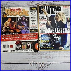 KURT COBAIN Nirvana Magazine 11 Lot Rolling Stone Q guitar world 90s Grunge Rock