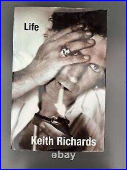 Keith Richard's Signed Life Hardback Book (Rolling Stones)