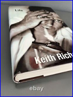 Keith Richard's Signed Life Hardback Book (Rolling Stones)