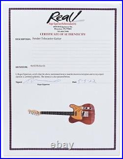 Keith Richards Custom Guitar Signed Stage Played Provenance Rolling Stones Gear