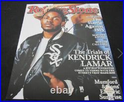 Kendrick Lamar Signed Rolling Stone Magazine 8x10 Photo COA