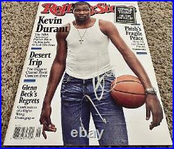 Kevin Durant Signed Rolling Stone Magazine Cover