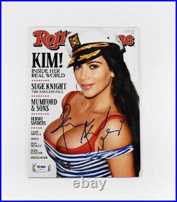 Kim Kardashian West Rolling Stone Signed Autographed Magazine PSA/DNA COA