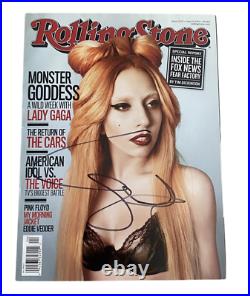 Lady Gaga Signed 2011 Rolling Stone Magazine No Label Jsa Loa Monster Joanne