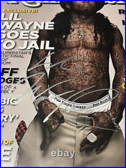 Lil Wayne Autographed Rolling Stone Magazine February 2010 JSA Certification