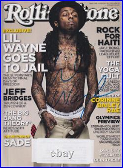 Lil Wayne signed ROLLING STONE magazine