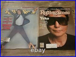 Lot Of 15 Early 1980's Vintage Rolling Stone Magazines