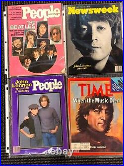 Lot Of 6x Magazines Rare Beatles Time People Newsweek
