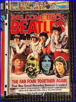 Lot Of 6x Magazines Rare Beatles Time People Newsweek
