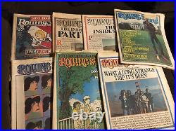 Lot of 13 Rolling Stone Magazines 75-80 Leibovitz Kennedy Carter Avedon Warhol +