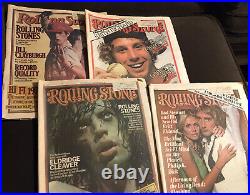 Lot of 16 Rolling Stone Magazines 75-80 Stewart Jagger Pretenders Frampton Who