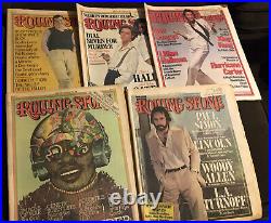 Lot of 19 Rolling Stone Magazines 75-80 Wonder Elton Elvis Holly Nelson Joel