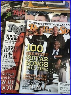 Lot of 33 Rolling Stone Magazines- Dates Range from 1987 to 2009