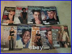 Lot of 57 Vintage Rolling Stone Magazines 80s & 90s R513
