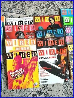 Lot of Wired Magazines- Newith Well preserved condiition 1990s-2000's. 22 issues