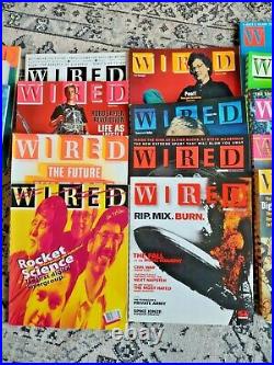 Lot of Wired Magazines- Newith Well preserved condiition 1990s-2000's. 22 issues