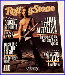 METALLICA James Hetfield Rolling Stone Magazine 654 April 15, 1993 NO LABEL NEW