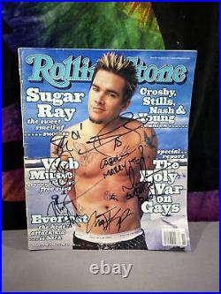 Mark McGrath Shirtless Sugar Ray Group Signed Full Rolling Stone Magazine