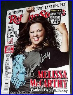 Melissa McCarthy signed Rolling Stone Magazine Boss photo proof Ghostbusters