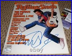 Michael J Fox Signed Rolling Stone Jsa Autograph Back To The Future Magazine