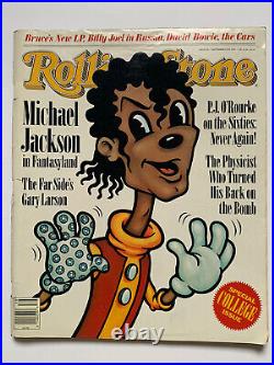 Michael Jackson / David Bowie Rolling Stone Magazine September 1987