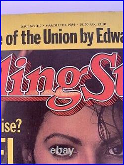 Michael Jackson / David Bowie USA Rolling Stone Magazine March 1984