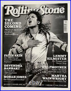 Michael Jackson German Rolling Stone Magazine December 2009 Great Condition