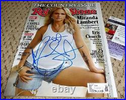Miranda Lambert Signed Rolling Stone Magazine Jsa Coa Autograph Country Music