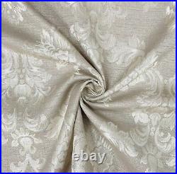 Morgan Luxury Jacquard Floral Damask Curtain Cushion Fabric Roman Blind Material