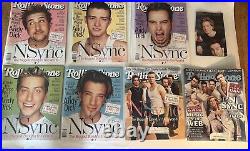 NSYNC Rolling Stone Magazines Lot 7 Complete Memorabilia Boy Band Vintage 2001