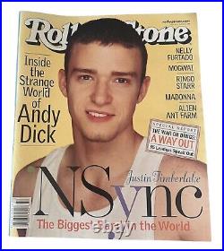 NSYNC Rolling Stone Magazines Lot 7 Complete Memorabilia Boy Band Vintage 2001