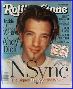 NSYNC Rolling Stone Magazines Lot 7 Complete Memorabilia Boy Band Vintage 2001