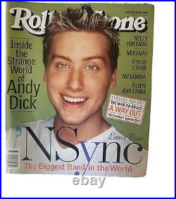 NSYNC Rolling Stone Magazines Lot 7 Complete Memorabilia Boy Band Vintage 2001