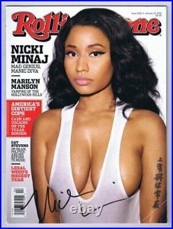 Nicki Minaj Signed Full 2015 Rolling Stone Magazine