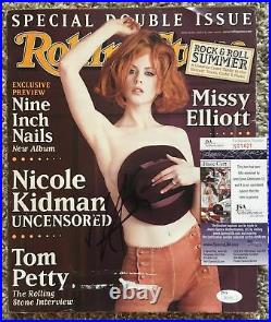 Nicole Kidman Signed Rollingstone Magazine Autographed July 1999 COA JSA Big Li